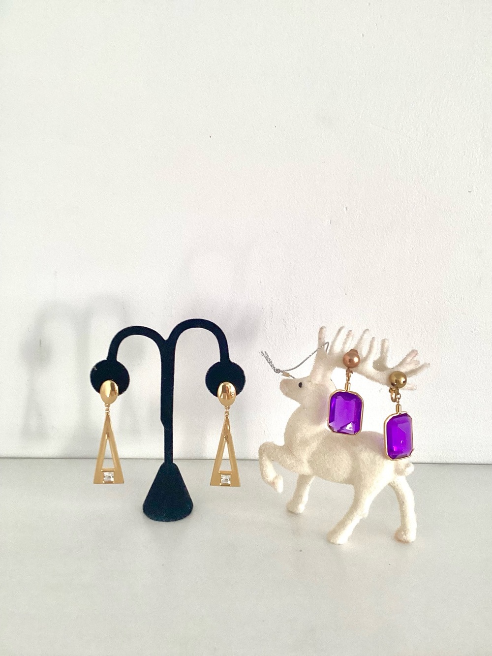Vintage Earrings circa 1970’s Gold tone